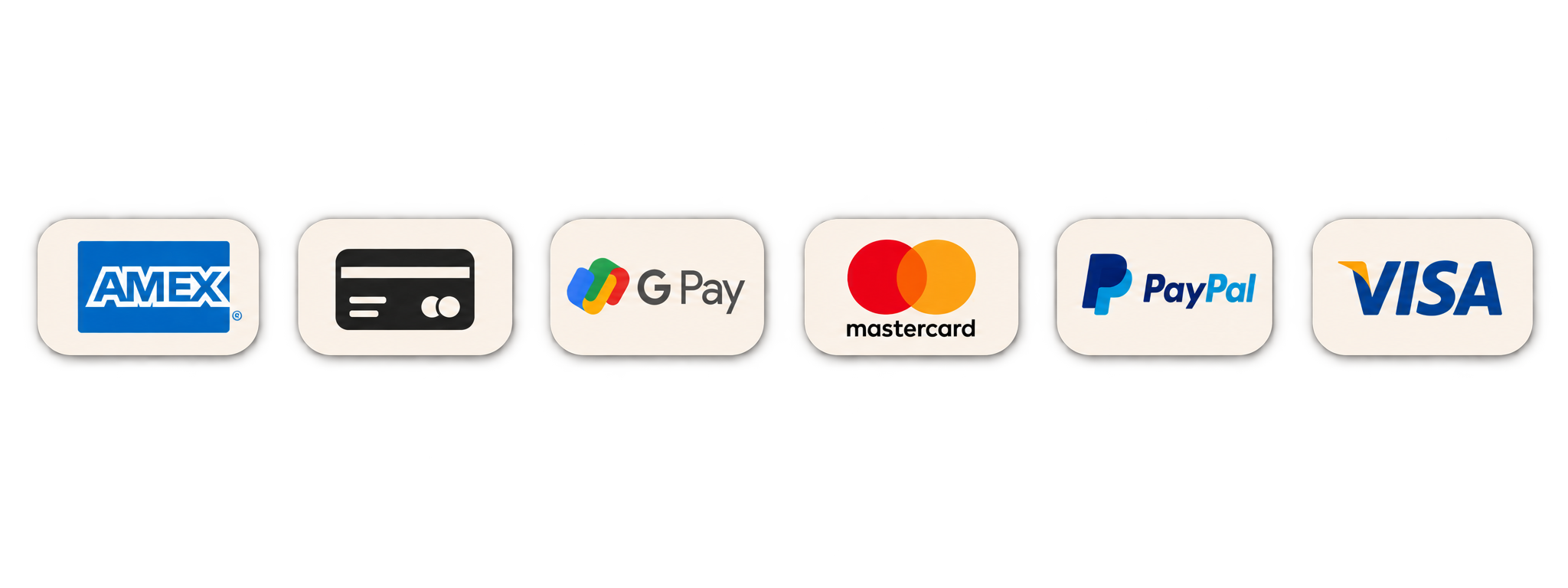 Accepted payment methods